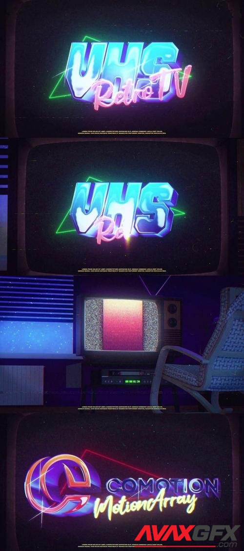 MotionArray – Retro TV Logo 994996