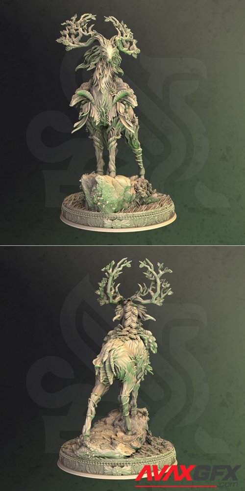 Gentle Forest Spirit - Gwynevel – 3D Printable STL