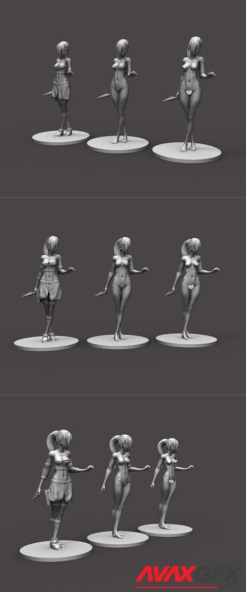 Yamanaka Ino – 3D Printable STL