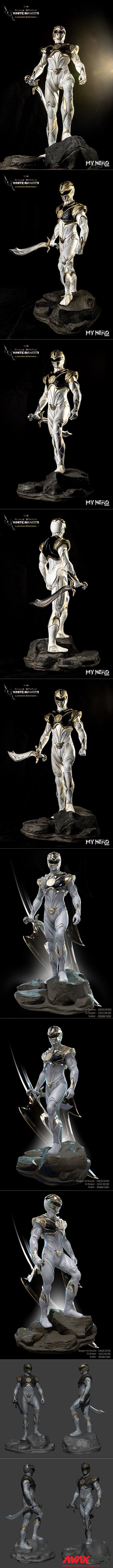 White Ranger – 3D Printable STL