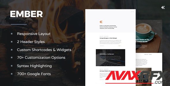 ThemeForest - Ember v3.4.0 - Responsive WordPress Blog Theme - 19642719