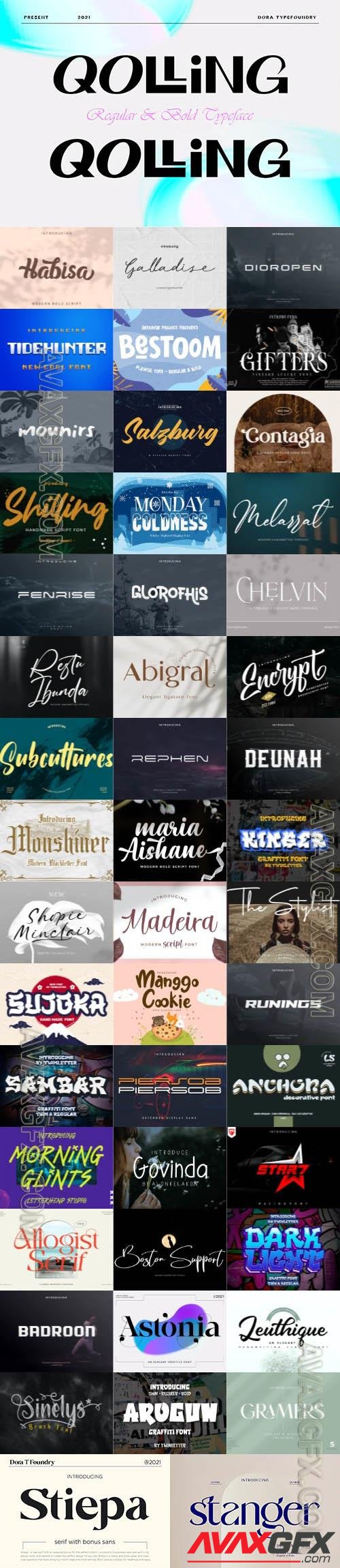 48 Awesome Fonts Bundle 19