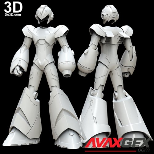 Mega Man X Armor Wearable Cosplay Prop Costume – 3D Printable STL