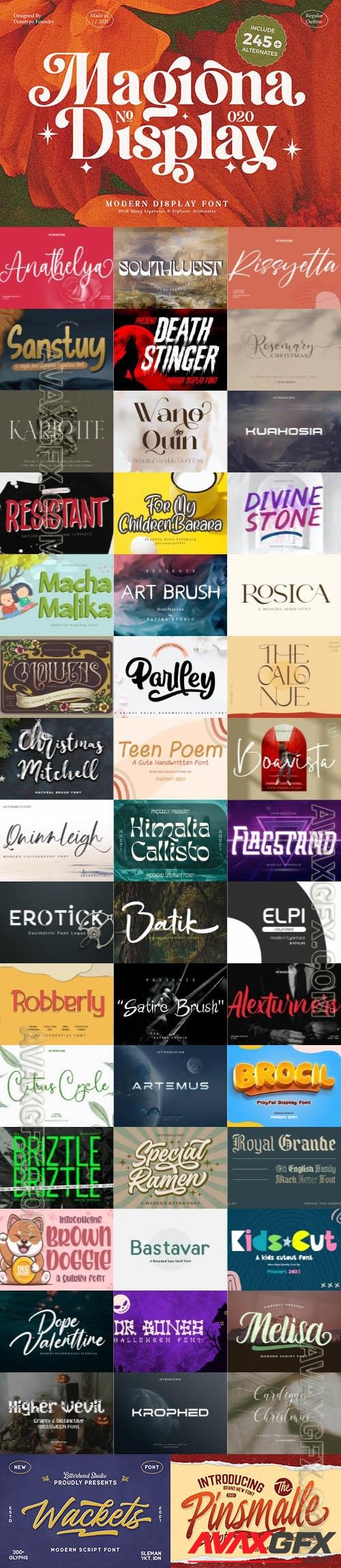 48 Awesome Fonts Bundle 20