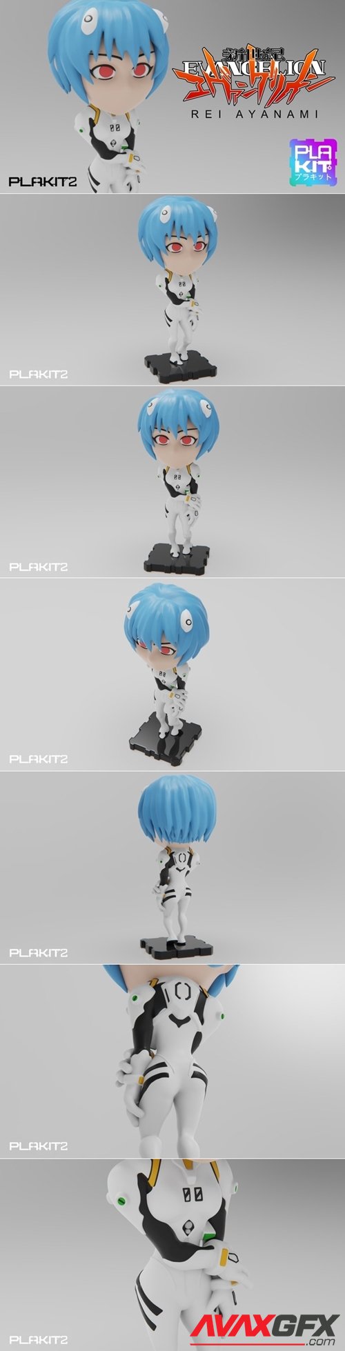 Neon Genesis Evangelion Rei Ayanami – 3D Printable STL