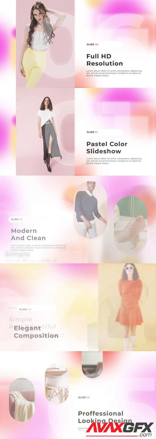 MotionArray – Pastel Color Slideshow 999648