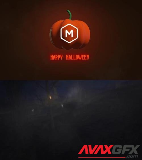 MotionArray – Halloween Forest Logo 1044821
