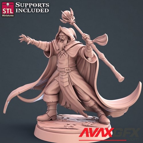 Dark Wizard Collaboration – 3D Printable STL