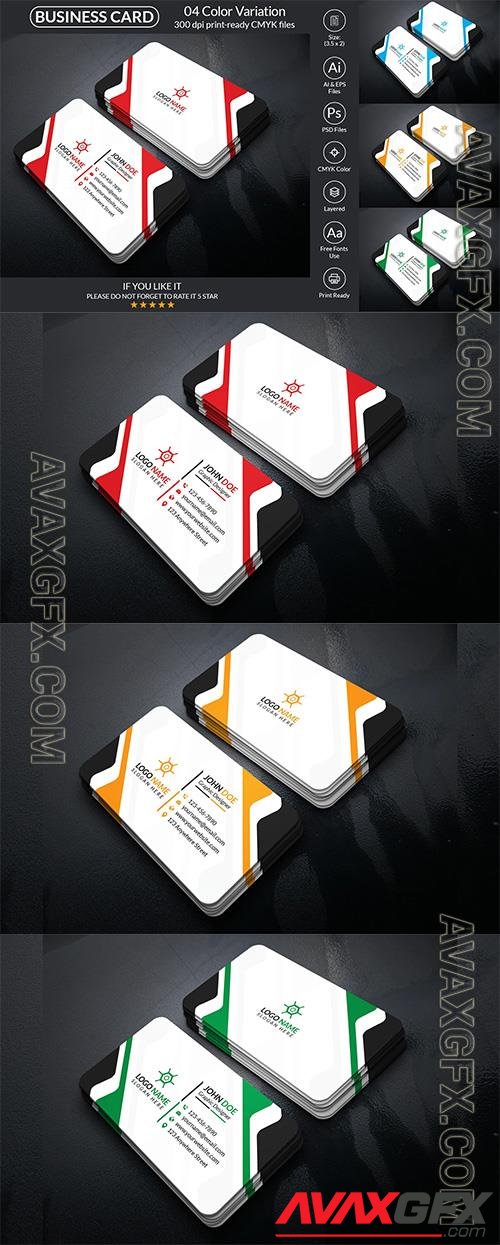 Minimal Business Card Design Corporate Identity o93750