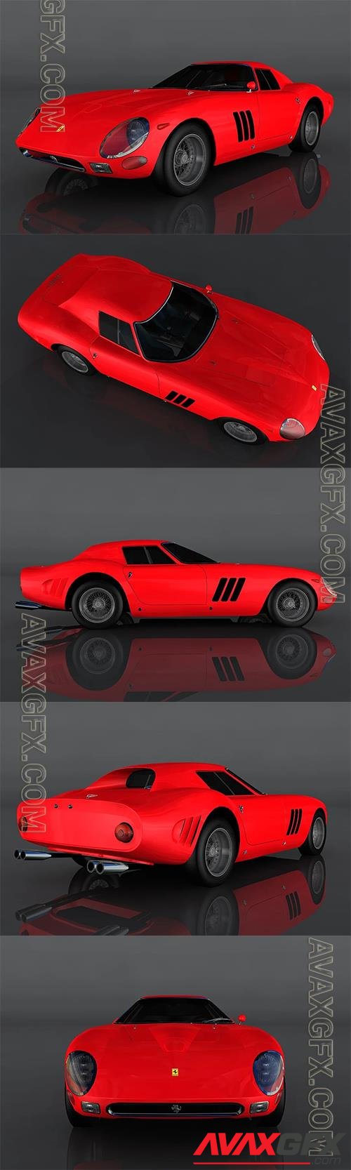 Ferrari 250 GTO 1964 3D Model o93558