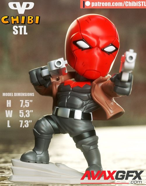 Red Hood Chibi – 3D Printable STL