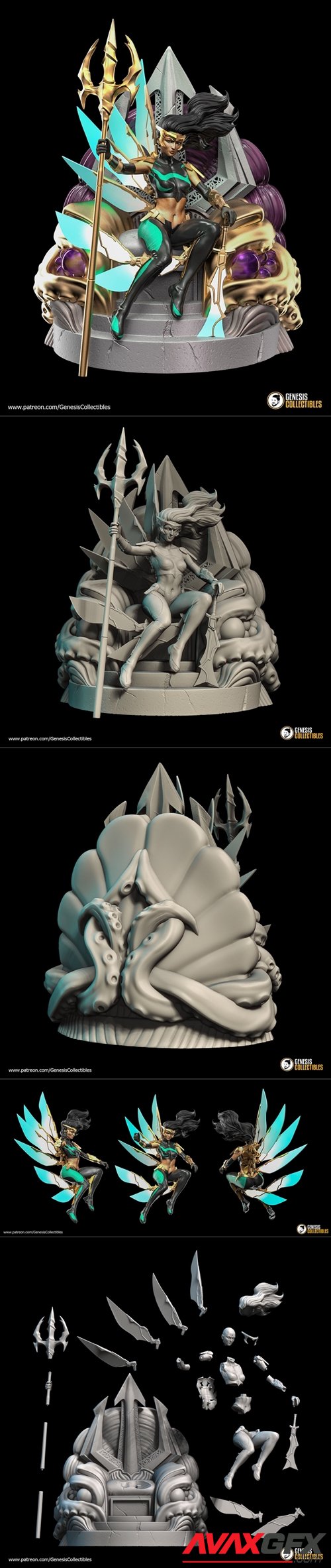 Wave - Pearl Pangan – 3D Printable STL