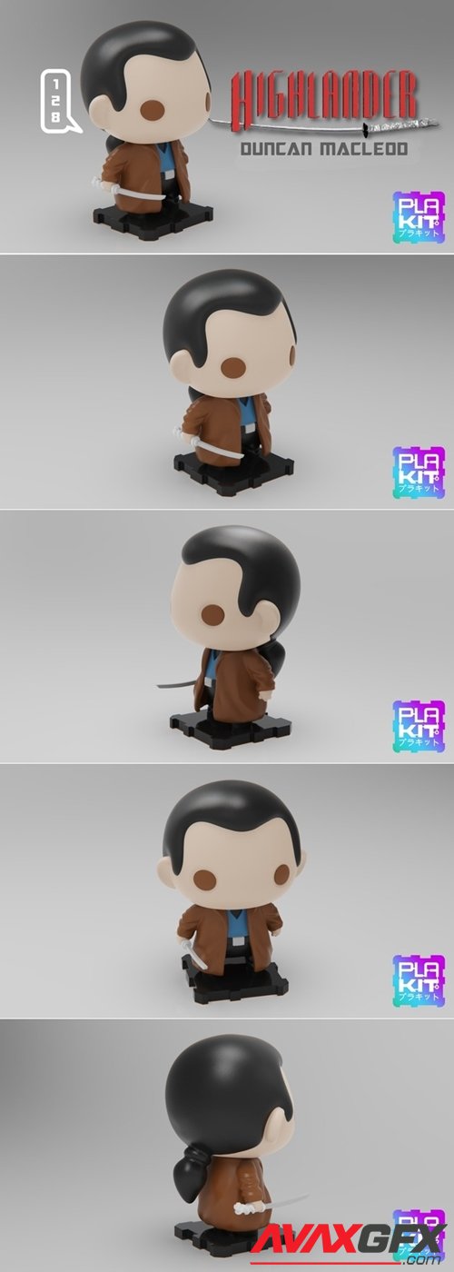 Highlander - duncan macleod – 3D Printable STL