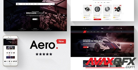 ThemeForest - Aero v1.0.2 - Car Accessories Responsive Magento Theme - 20370369