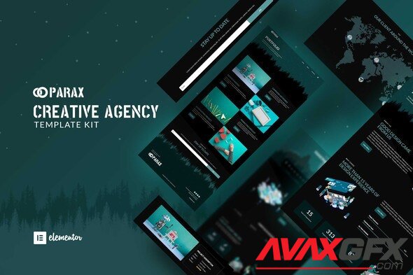 ThemeForest - Parax v1.0.1 - Creative Agency Elementor Template Kit - 34229135