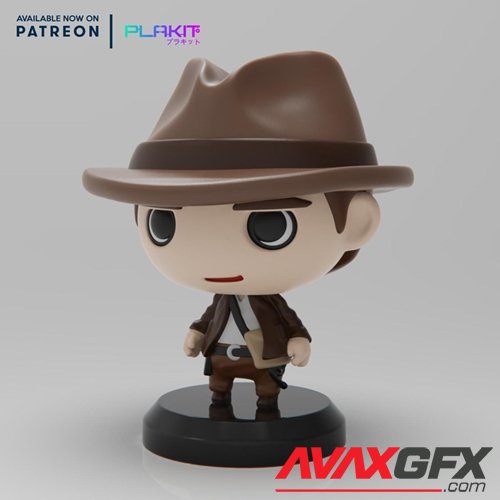 Plakit Indiana jones – 3D Printable STL