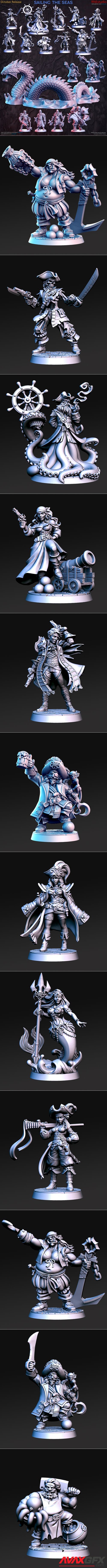 Sailing the Seas – 3D Printable STL