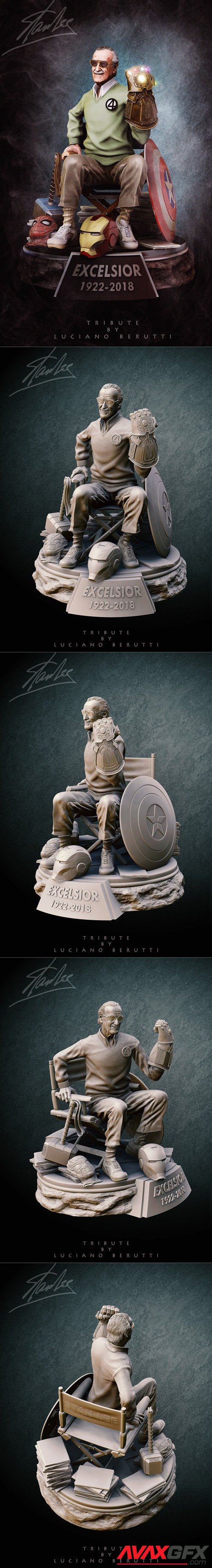 Stan Lee – 3D Printable STL