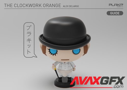 Plakit Clockwork Orange Alex – 3D Printable STL