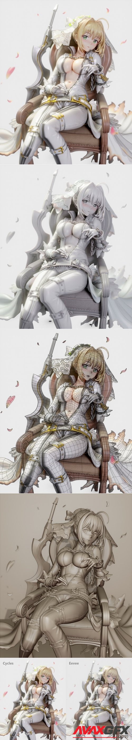 Saber Bride – 3D Printable STL