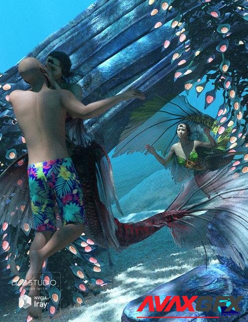 Aguja Mermaid Poses and Pose Control