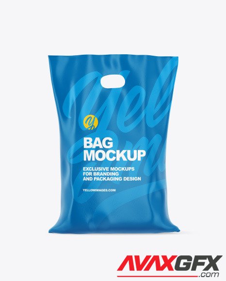 Plastic Bag Mockup - Front View 89774