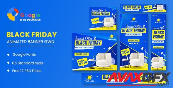 CodeCanyon - Black Friday Sofa HTML5 Banner Ads GWD v1.0 - 34268185