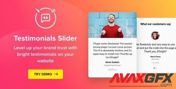 CodeCanyon - Testimonials Slider v1.6.1 - WordPress Testimonials Plugin - 21640651