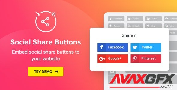 CodeCanyon - Social Share Buttons for WordPress v1.6.1 - 20613738