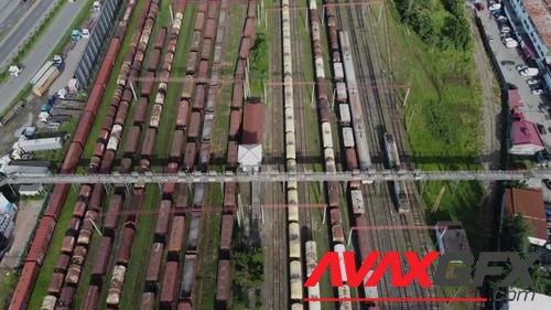 MotionArray – Aerial Of Trains 1032917