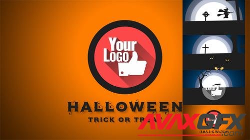 MotionArray – Flat Halloween Logo Reveal 1046781