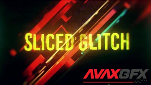 MotionArray – Sliced Glitch Titles 1048154