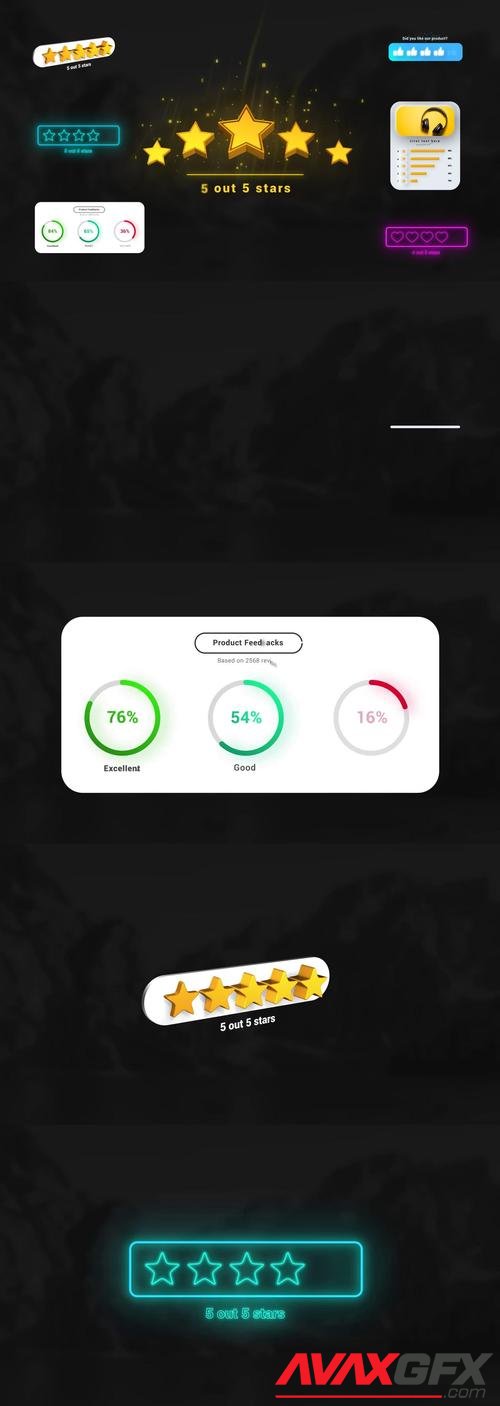 MotionArray – Essential Rating Elements 990009