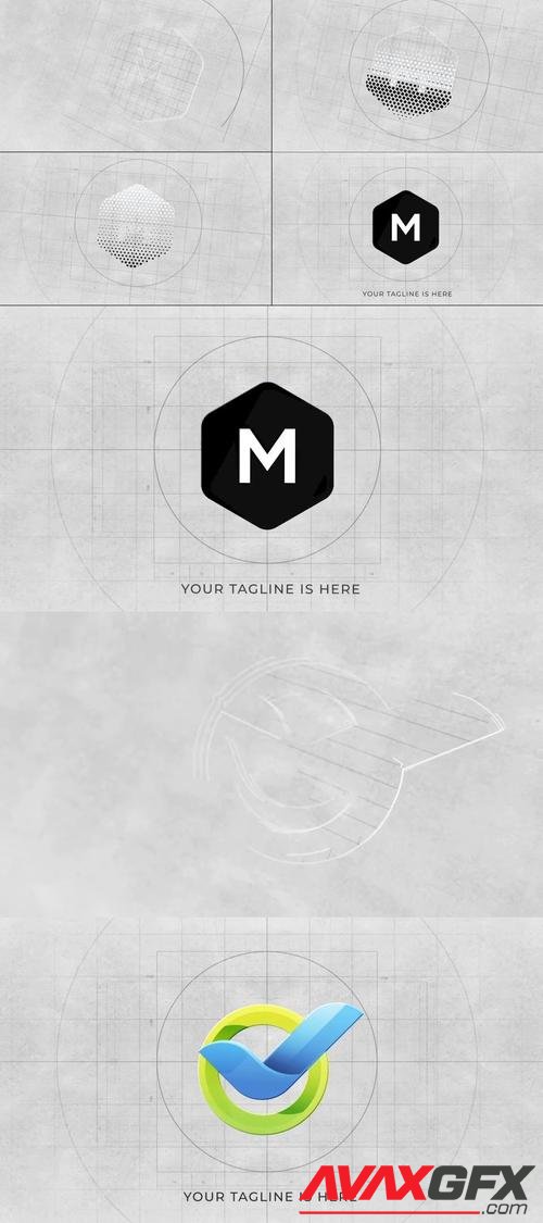 MotionArray – Mosaic Grid/Architecture Logo 989145