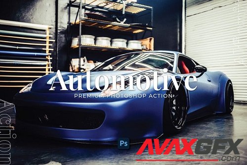 Automotive Photoshop Action - FRXUPKD