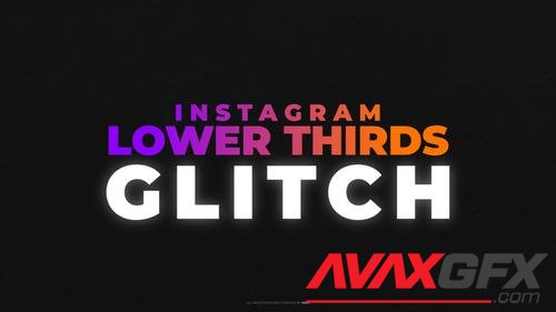 MotionArray – Instagram Lower Thirds: Glitch 1046756