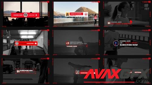 MotionArray – YouTube Titles Screen Pack 990719