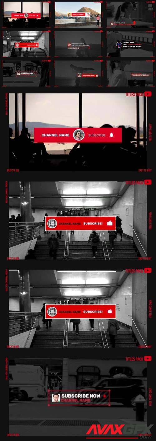 MotionArray – YouTube Titles Screen Pack 990719