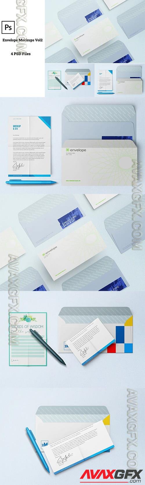 Envelope Mockups Vol2 MLF2Q4U