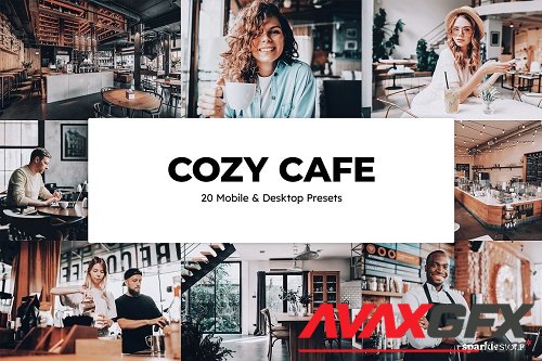 20 Cozy Cafe Lightroom Presets LUTs - 6573818