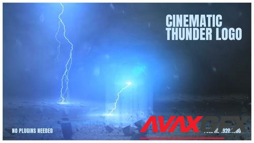 MotionArray – Cinematic Thunder Logo 352574