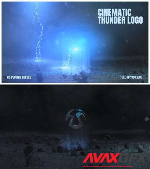 MotionArray – Cinematic Thunder Logo 352574