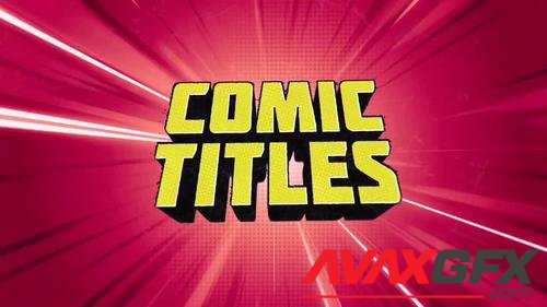 MotionArray – Comic Titles & Logo Reveal 960520