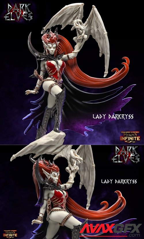 Lady Darkryss – 3D Printable STL