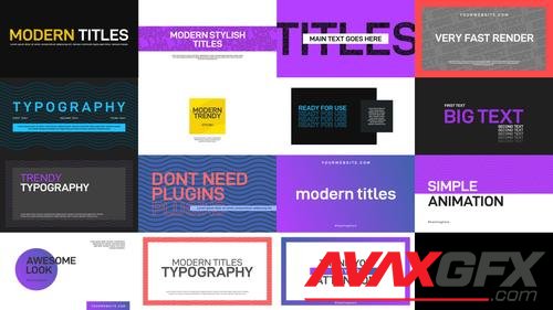 MotionArray – Trendy Typo Titles 971162