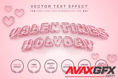 Valentine's Day - Editable Text - 6588232