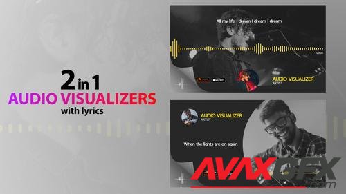 MotionArray – Audio Visualizer Modern With Lyrics 434195