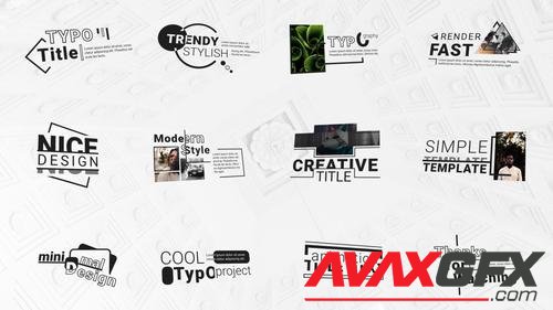 MotionArray – Modern Typo Titles Pack 969302