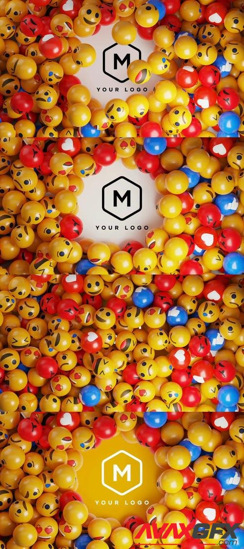 MotionArray – Emoji Logo Reveal 3D 776152