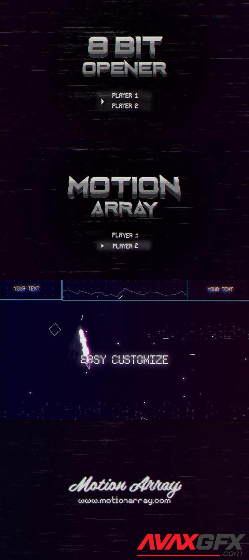 MotionArray – 8 Bit Opener 416506